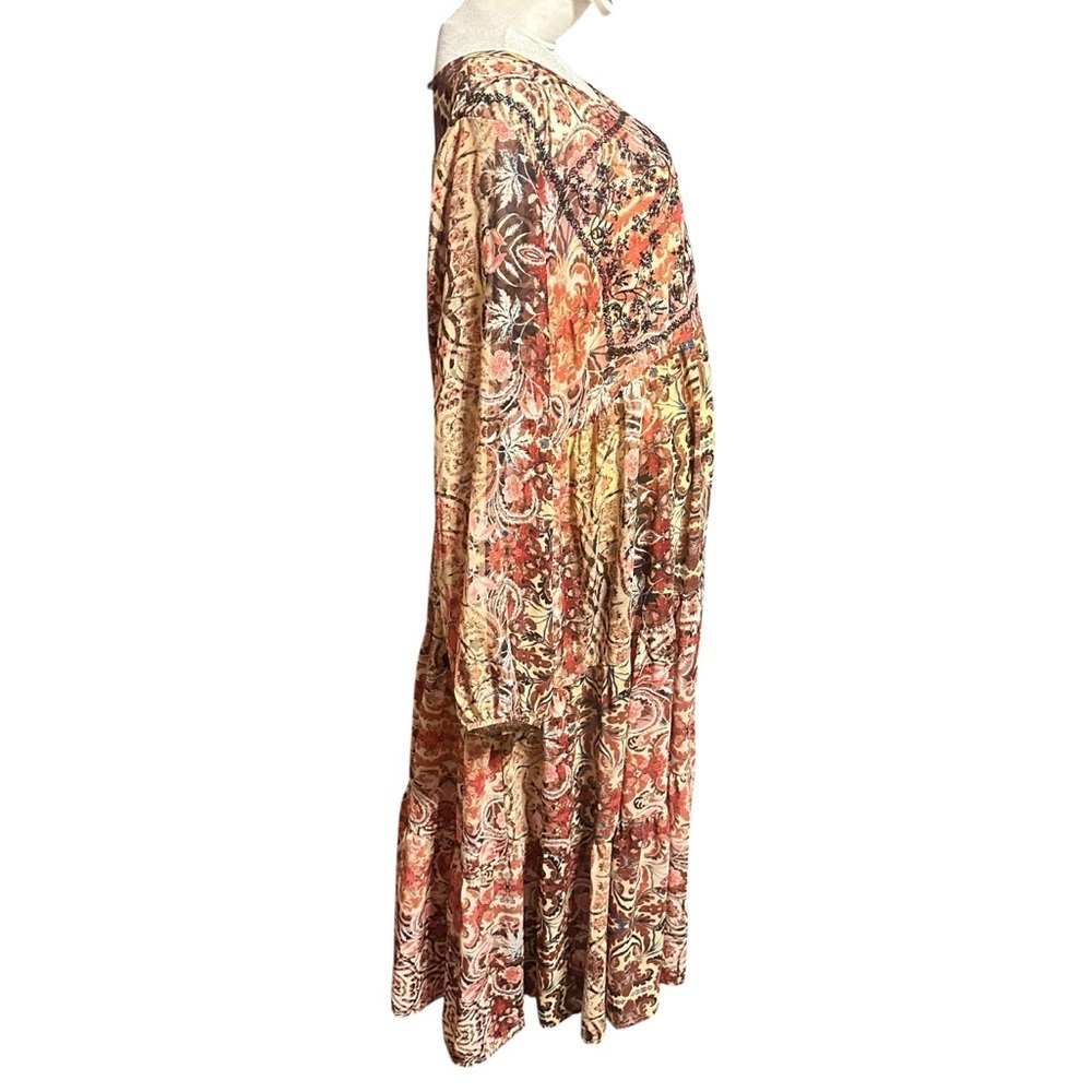 Knox Rose Multicolor Long Sleeve Dress - Picture 2 of 5